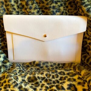 Pink Glass Ladder & Co faux leather portfolio